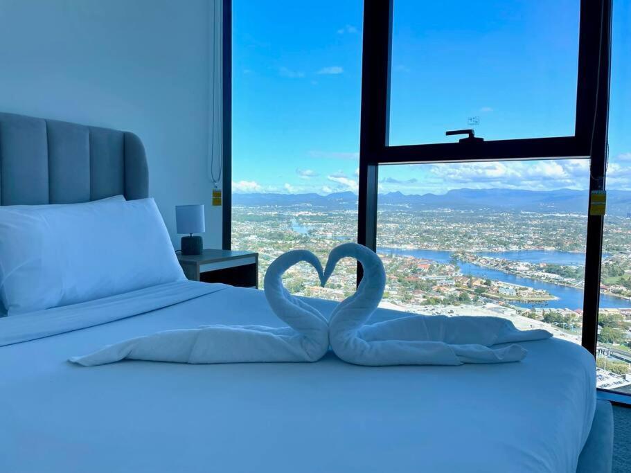 Stunning Riverview 1Bedroom Serviced Apt Guldkusten Exteriör bild